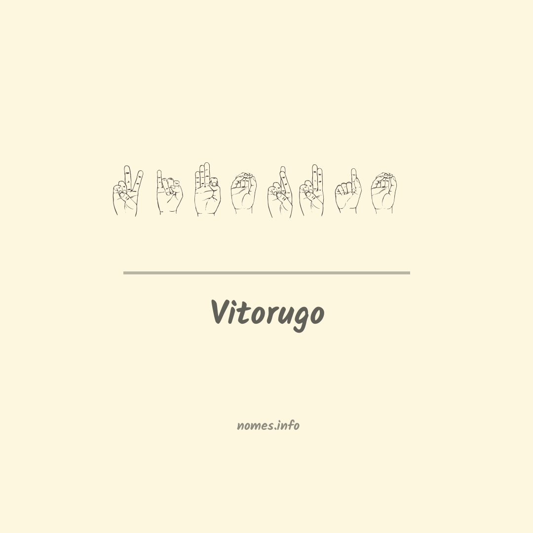 Vitorugo em Libras