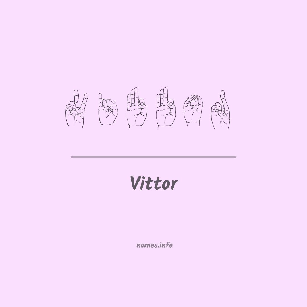 Vittor em Libras
