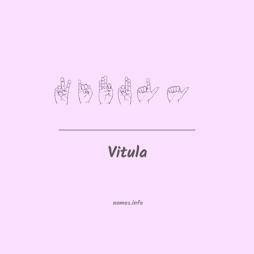 Vitula em Libras