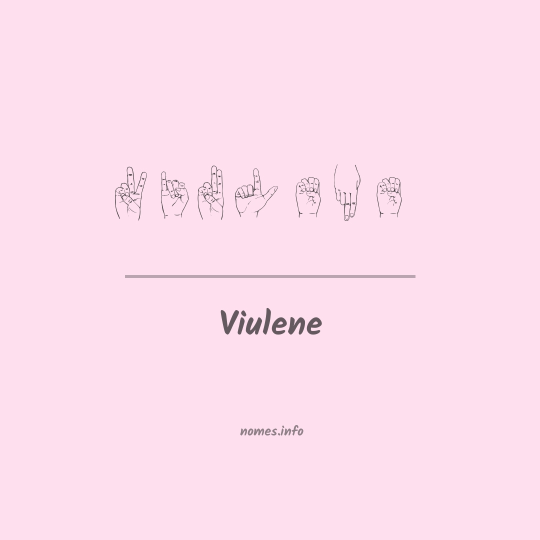 Viulene em Libras