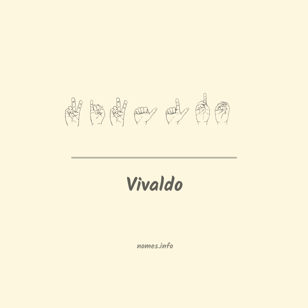 Vivaldo em Libras