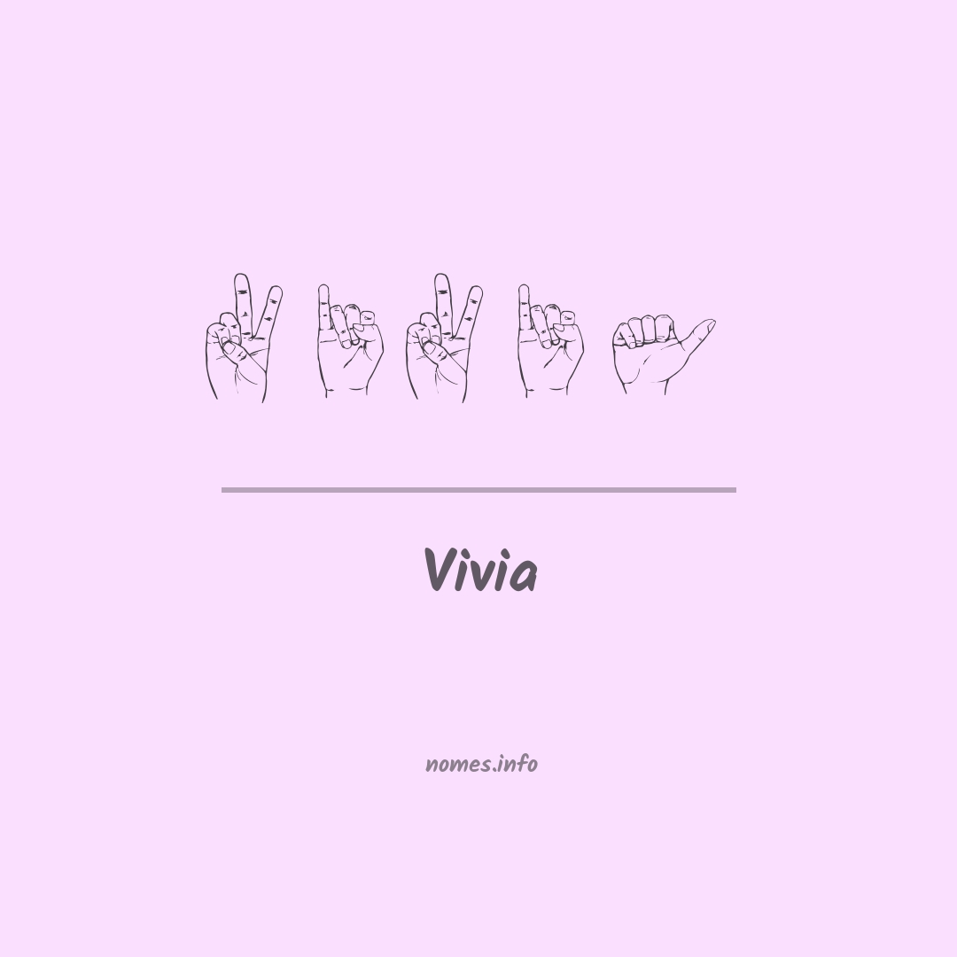 Vivia em Libras