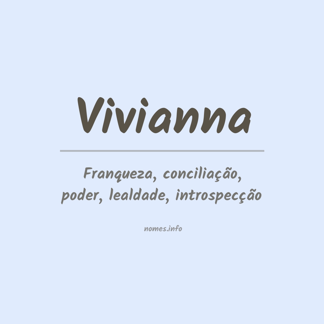 Significado do nome Vivianna