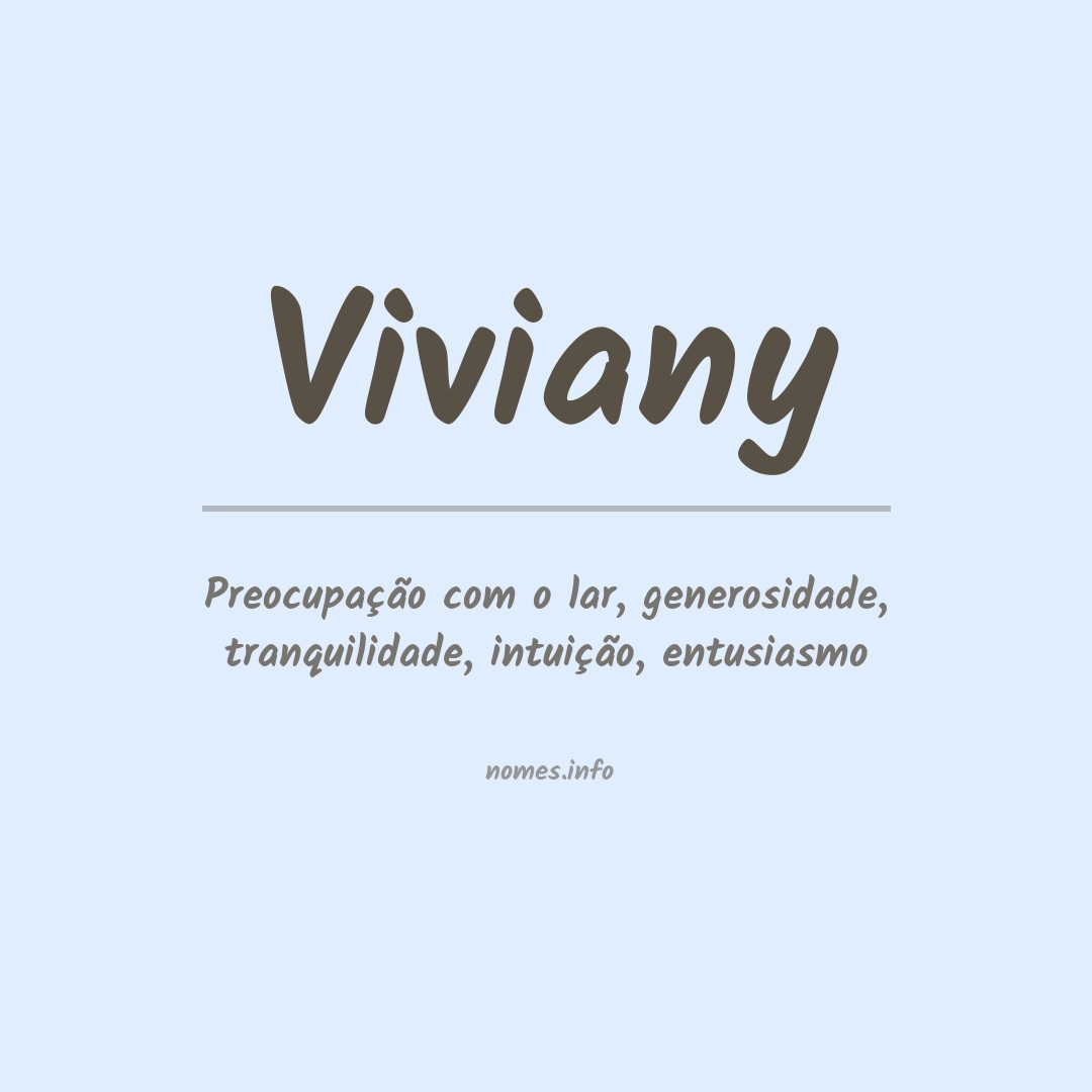 Significado do nome Viviany