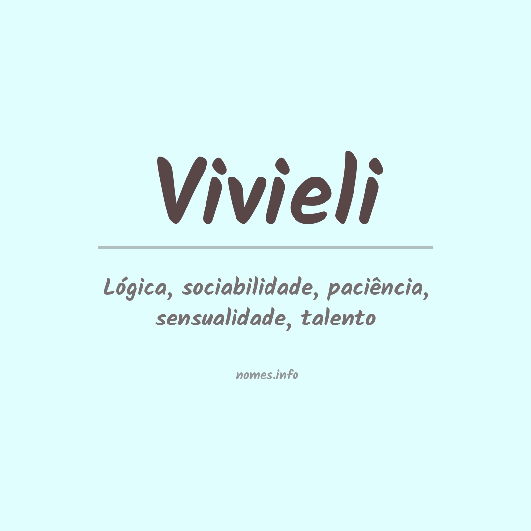 Significado do nome Vivieli