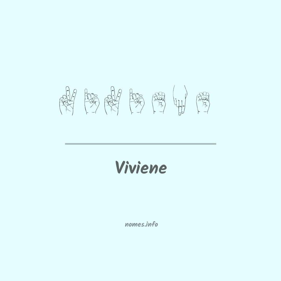 Viviene em Libras