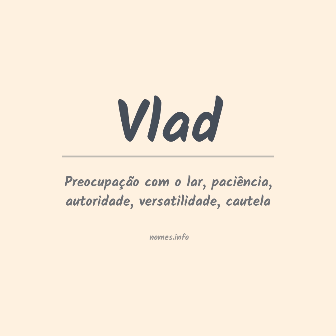 Significado do nome Vlad