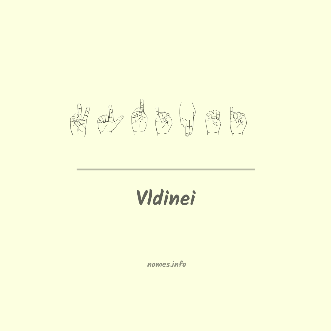 Vldinei em Libras