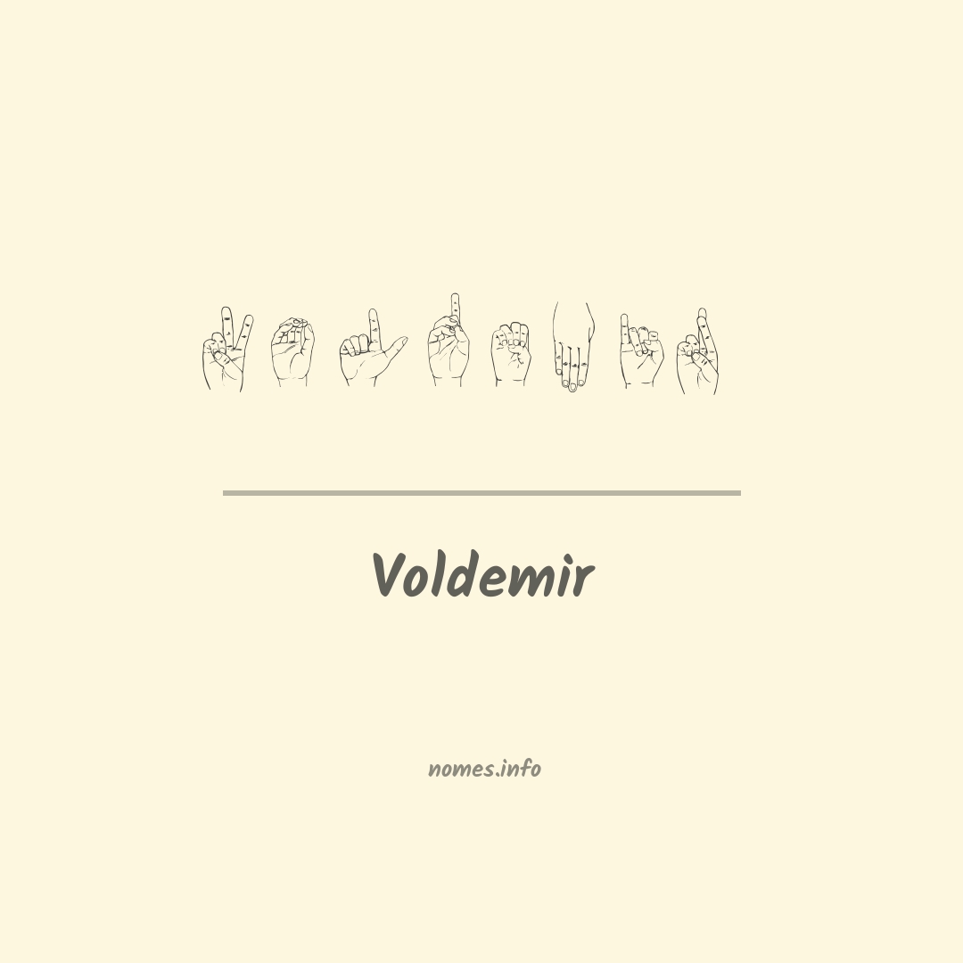 Voldemir em Libras