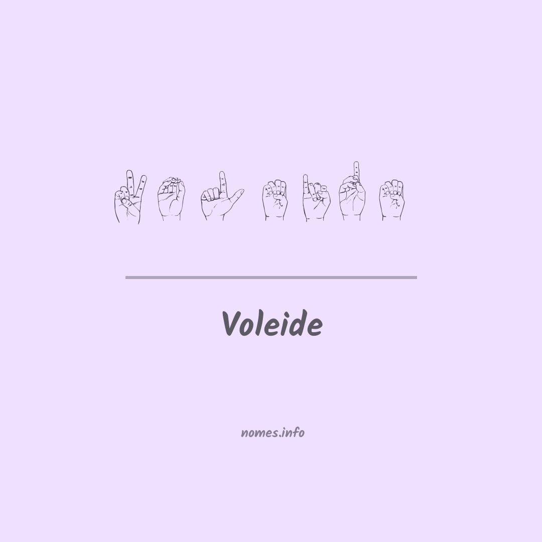 Voleide em Libras Voleide em Libras
