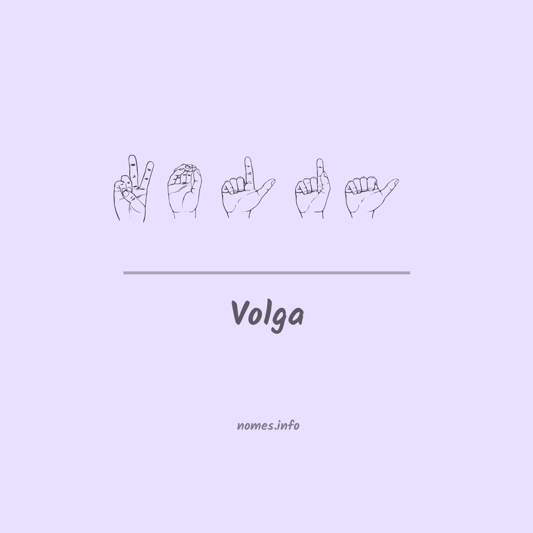 Volga em Libras