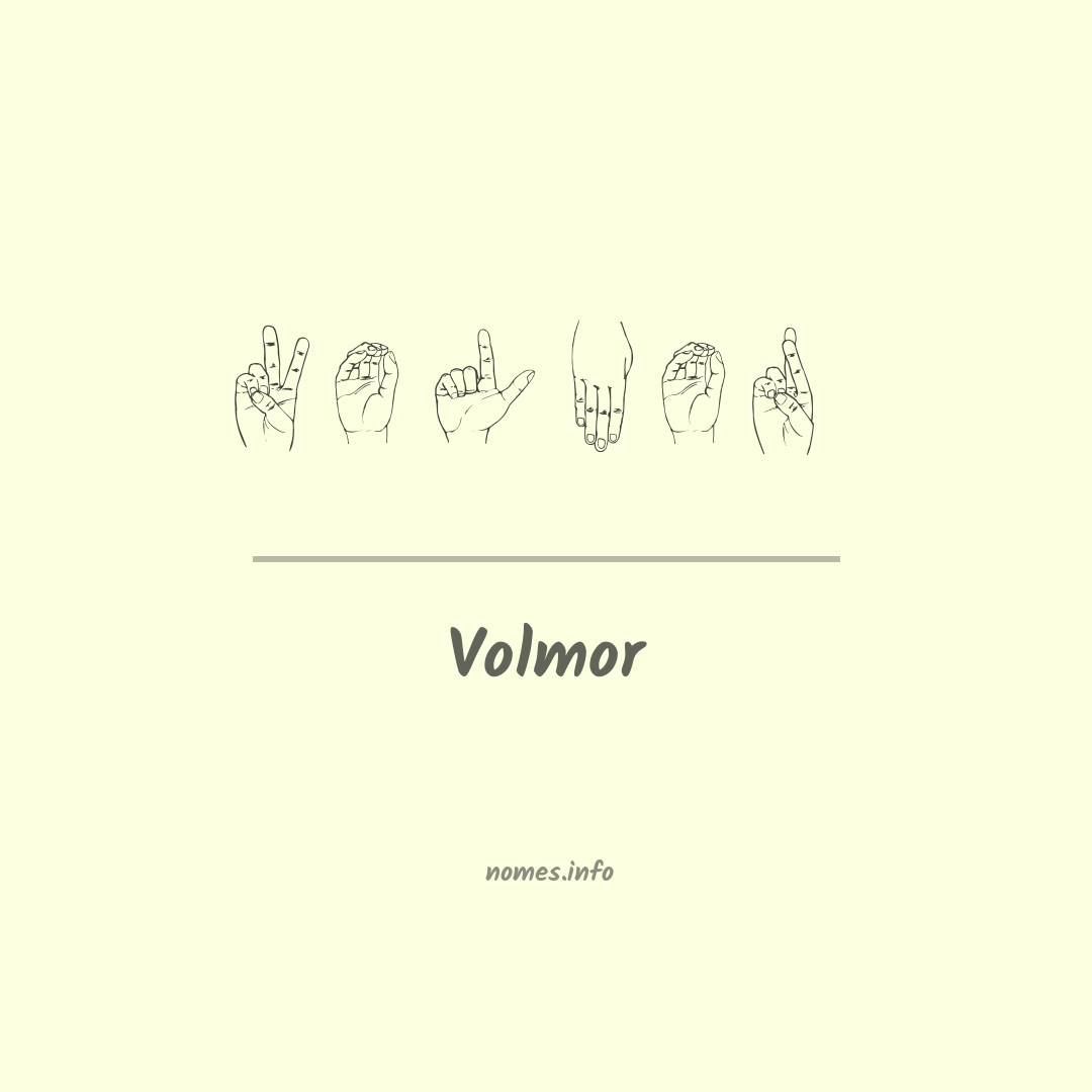 Volmor em Libras
