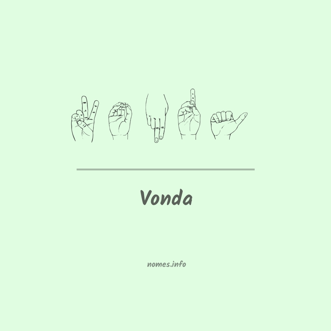 Vonda em Libras