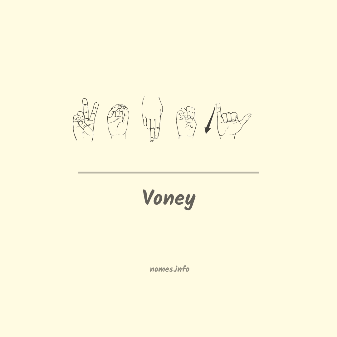 Voney em Libras
