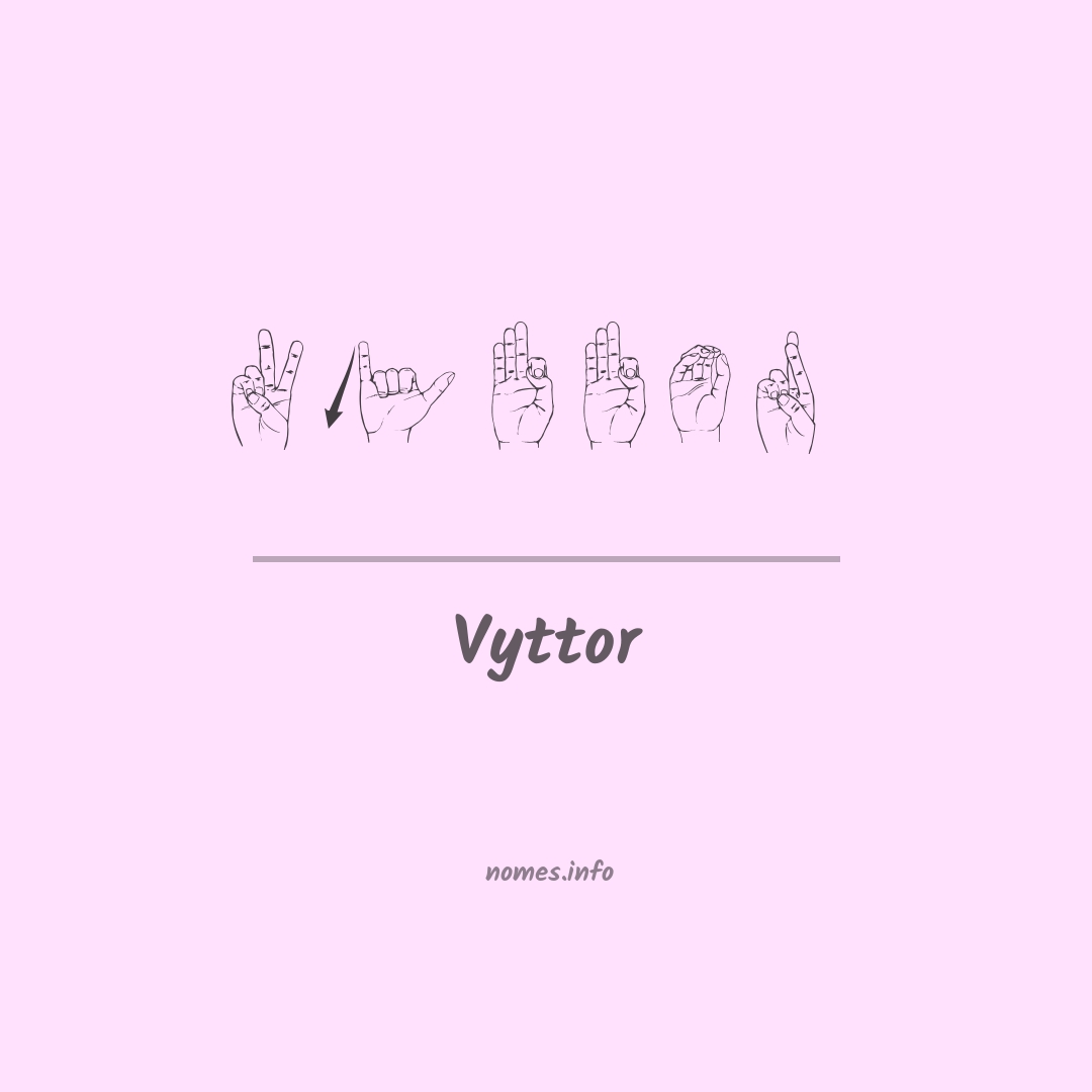 Vyttor em Libras