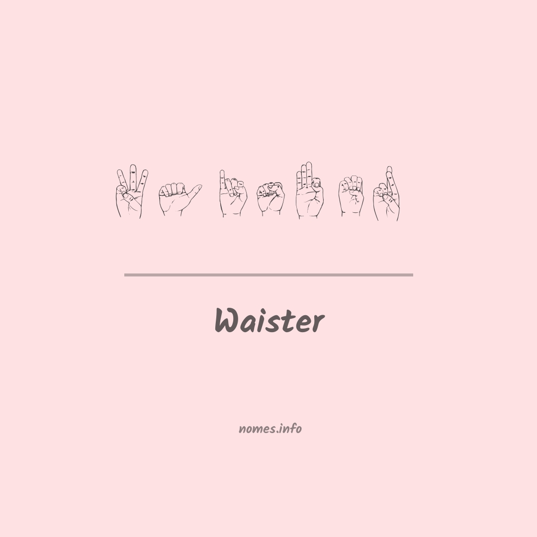 Waister em Libras Waister em Libras