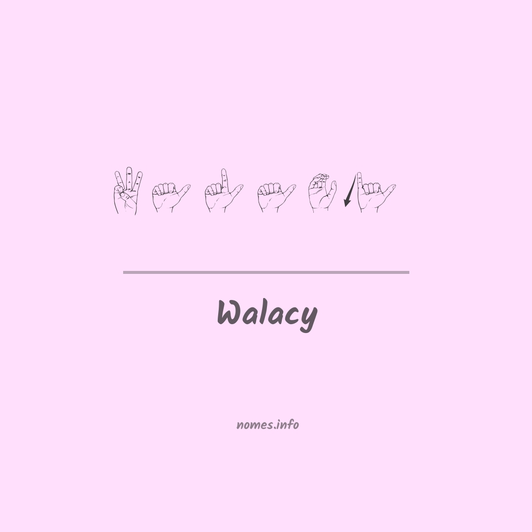 Walacy em Libras