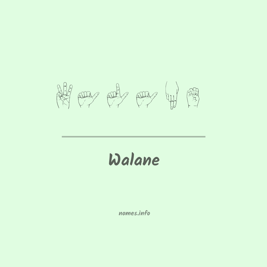 Walane em Libras