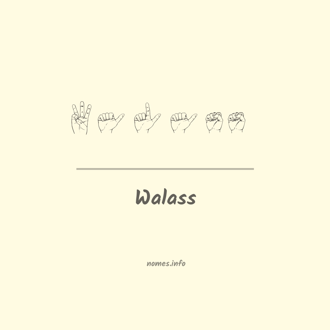 Walass em Libras