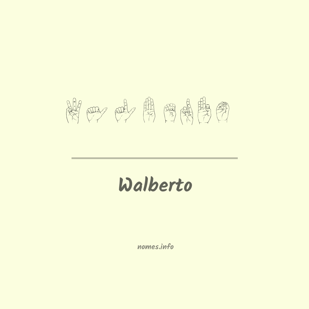 Walberto em Libras