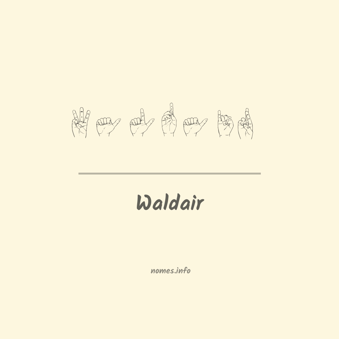 Waldair em Libras