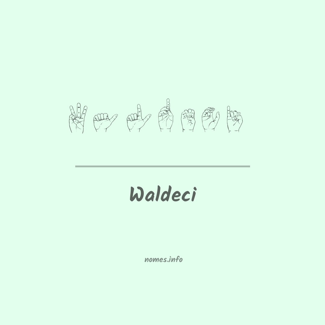 Waldeci em Libras