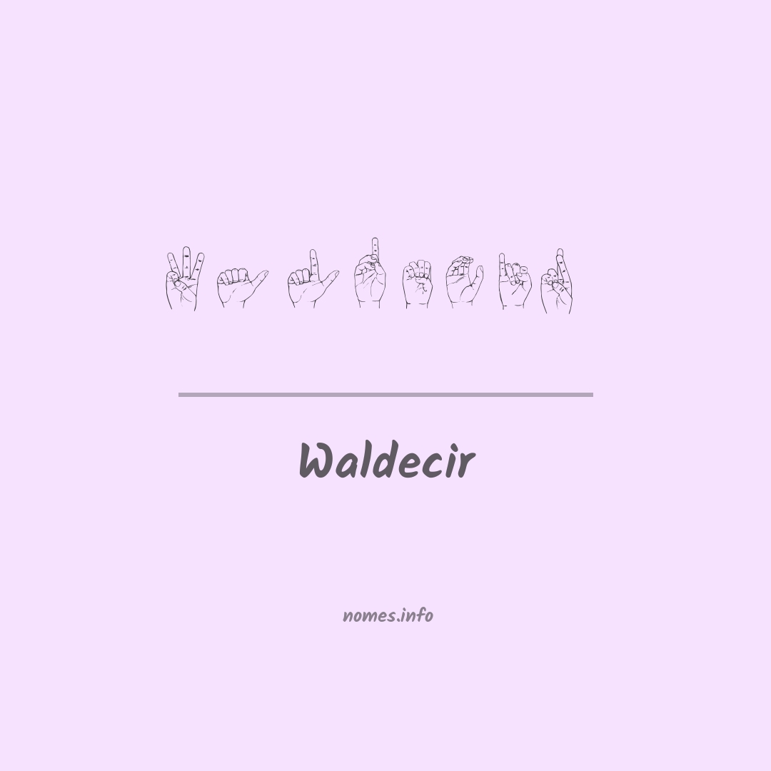 Waldecir em Libras