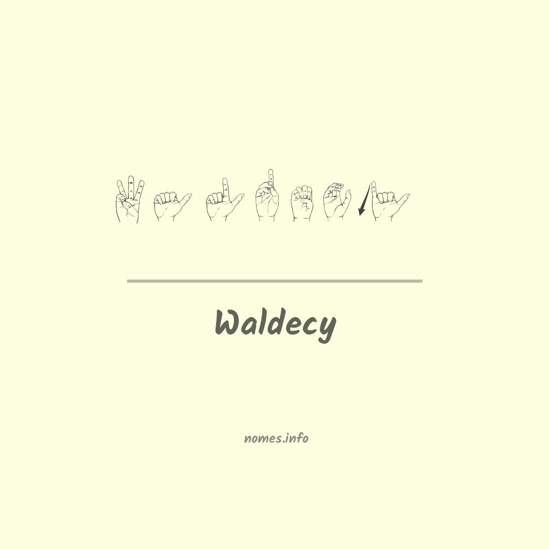 Waldecy em Libras