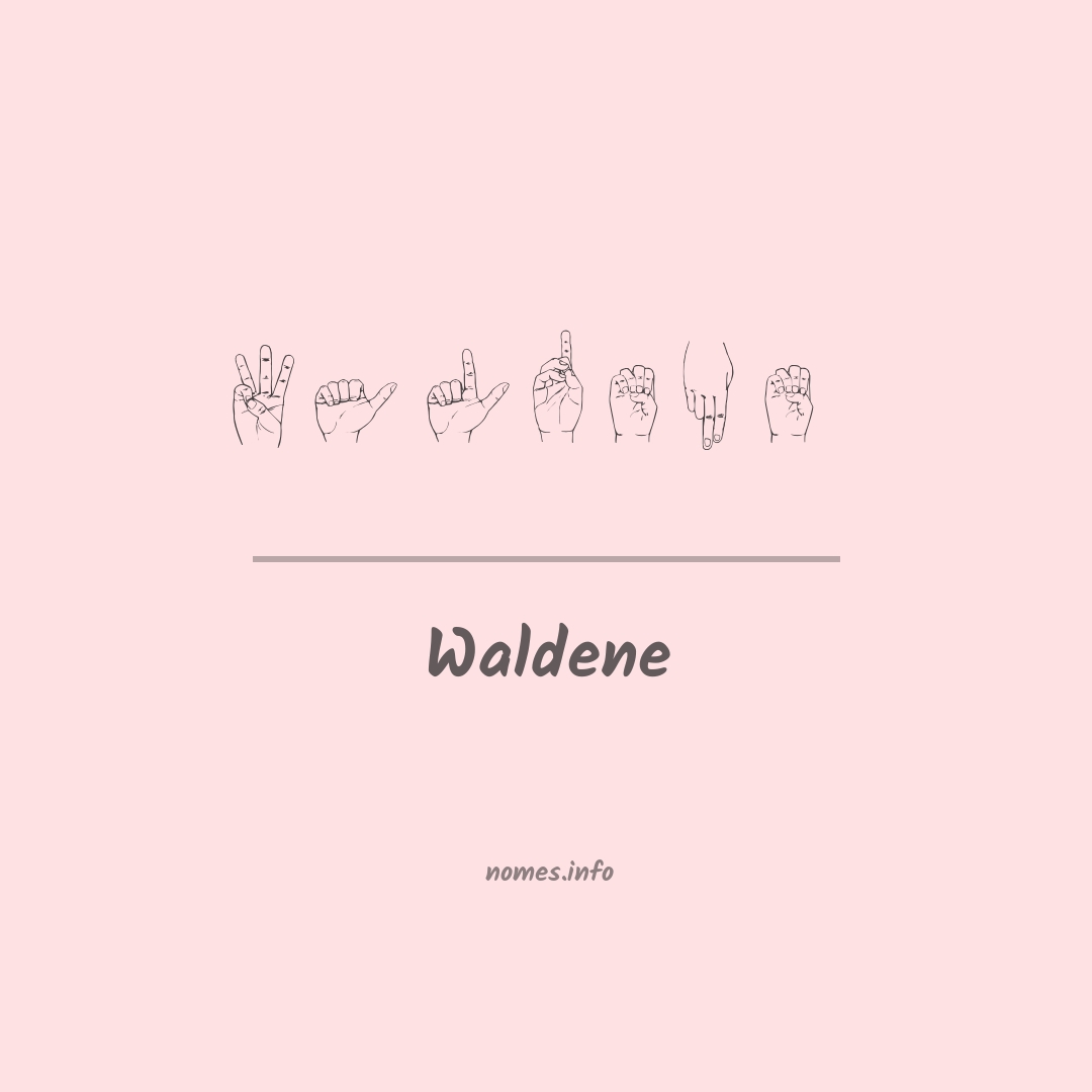 Waldene em Libras