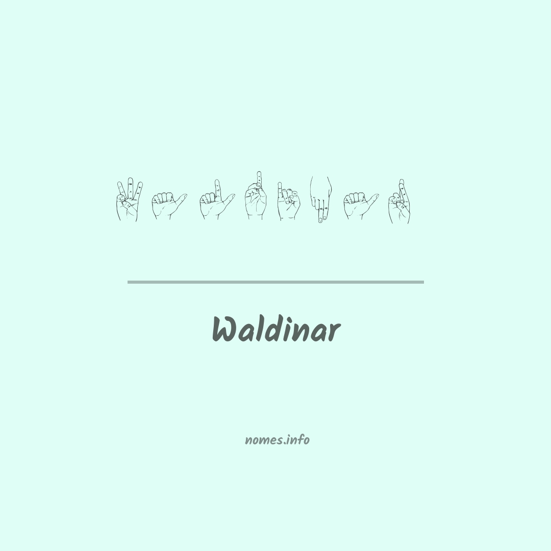 Waldinar em Libras
