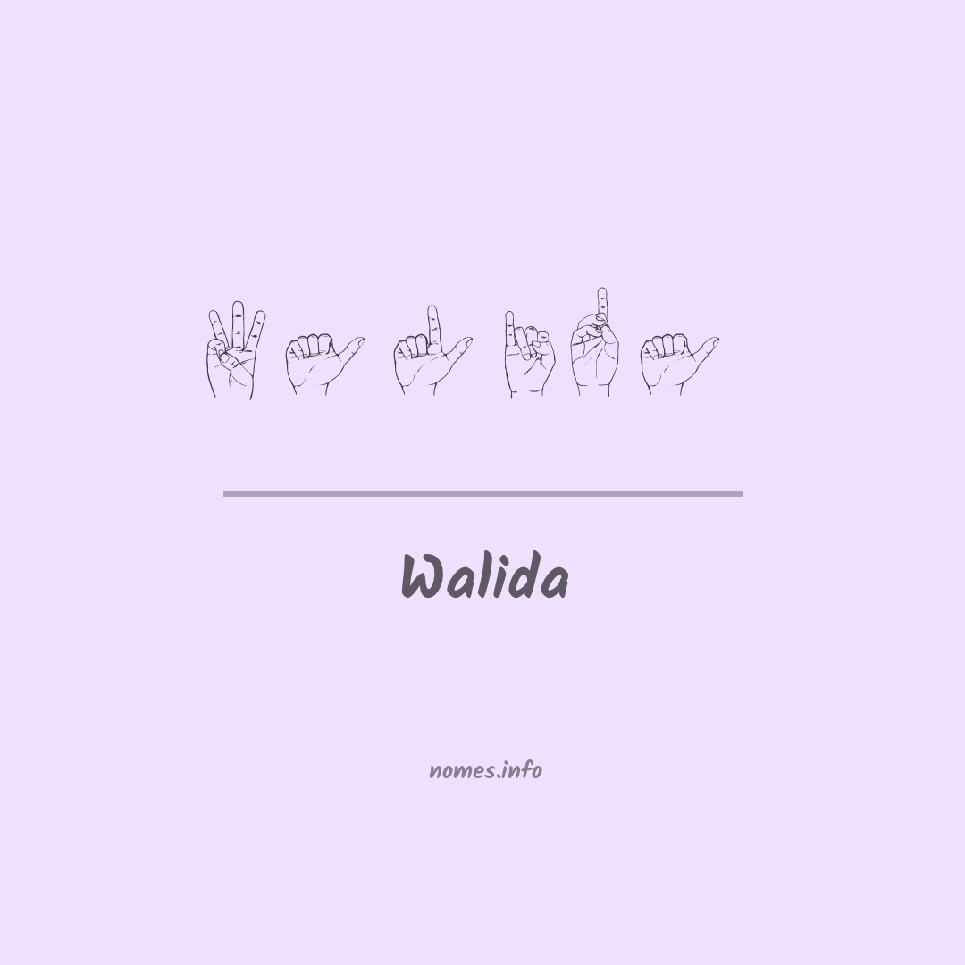 Walida em Libras