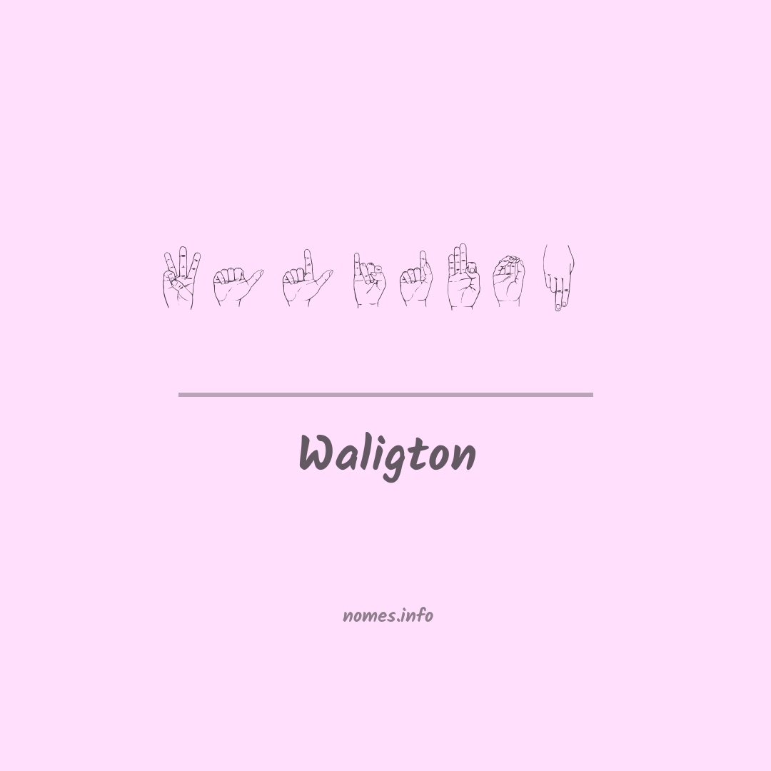 Waligton em Libras