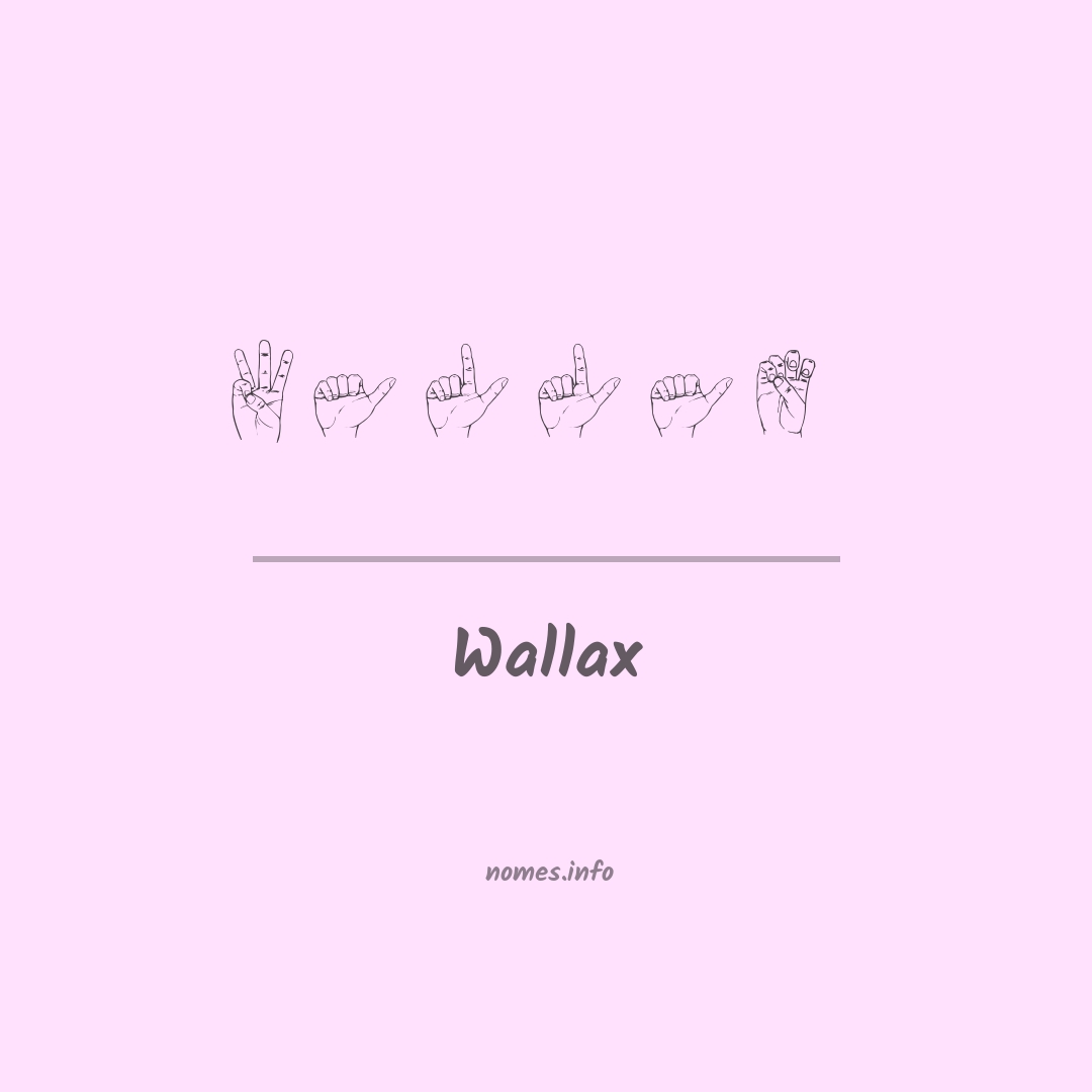 Wallax em Libras