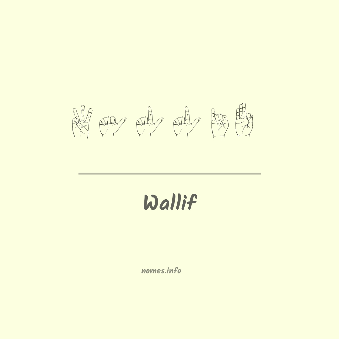 Wallif em Libras
