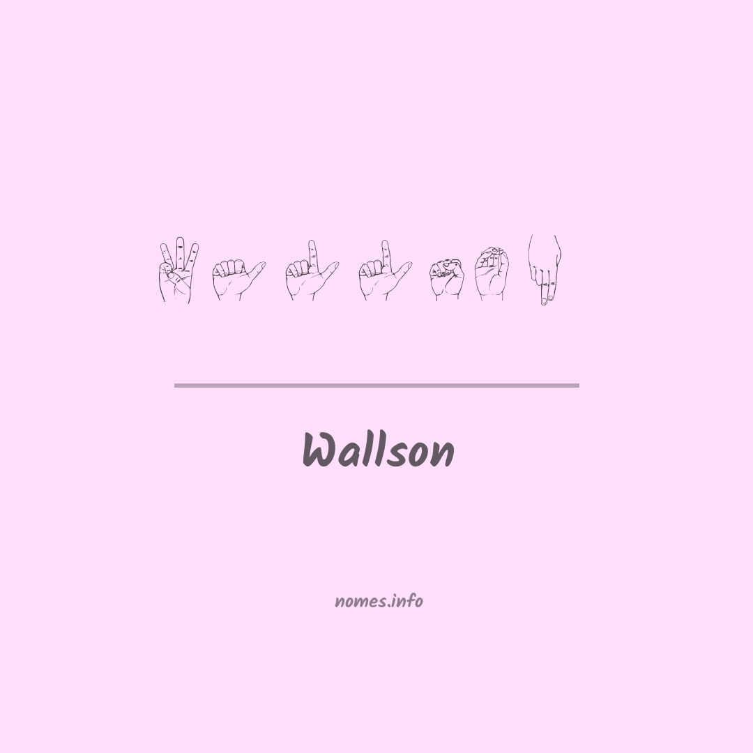 Wallson em Libras