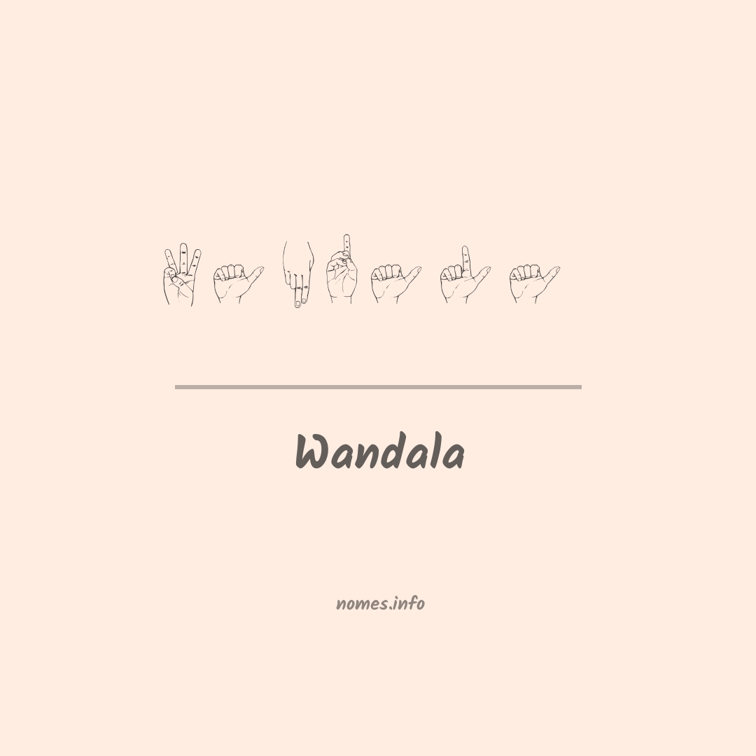 Wandala em Libras