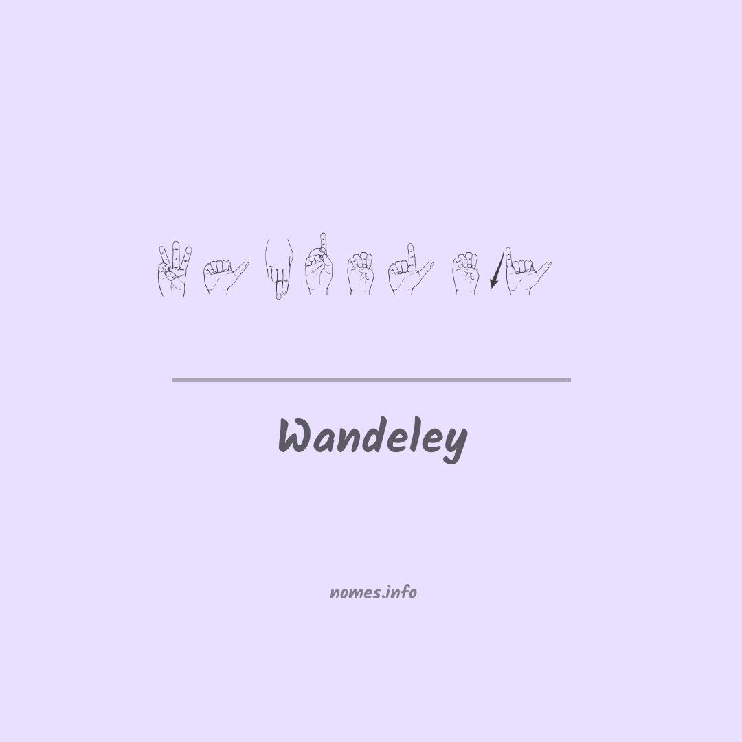 Wandeley em Libras