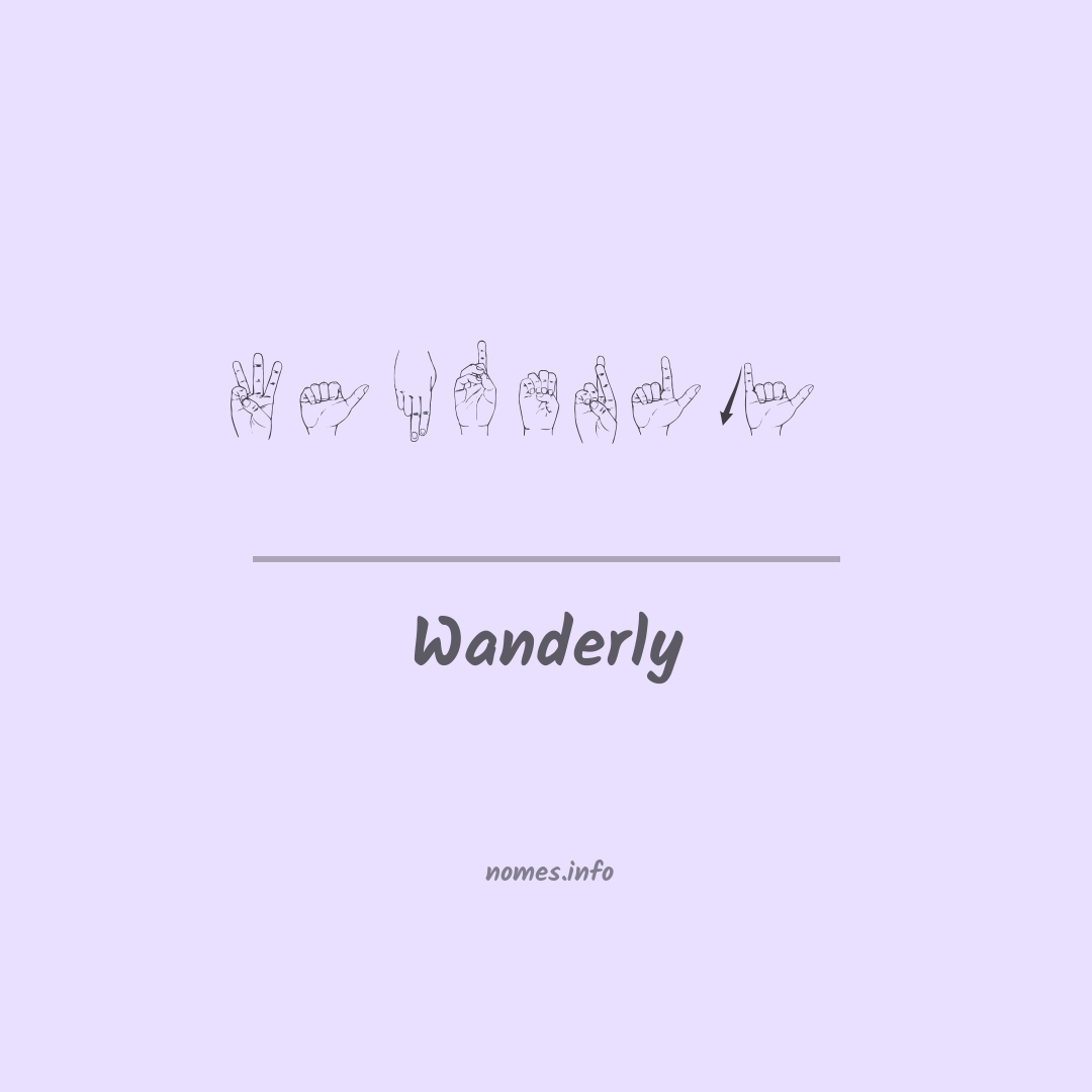 Wanderly em Libras
