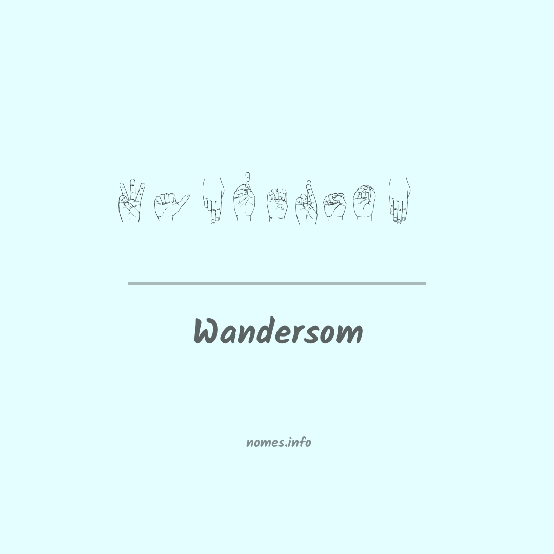 Wandersom em Libras