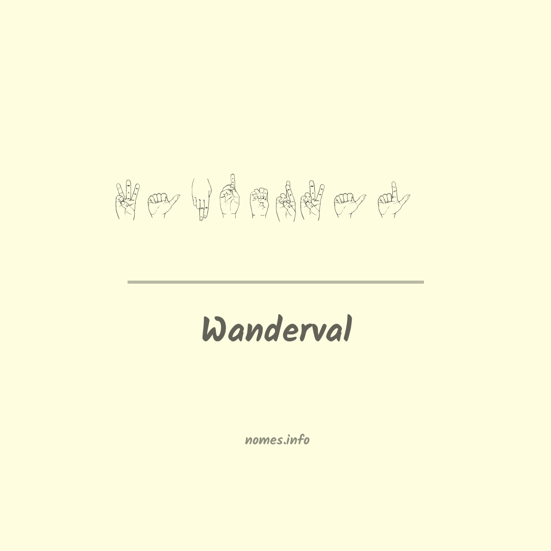 Wanderval em Libras