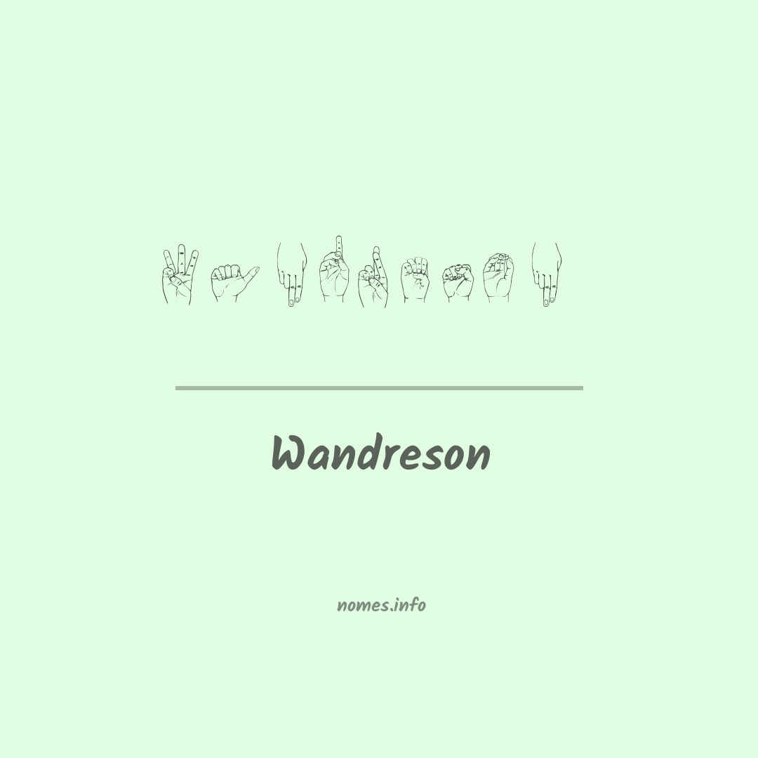 Wandreson em Libras