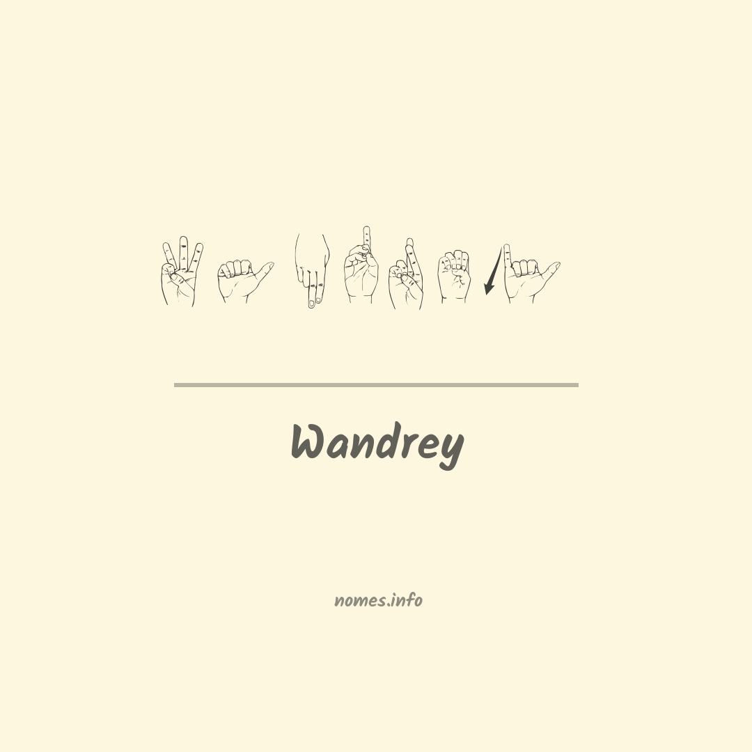 Wandrey em Libras