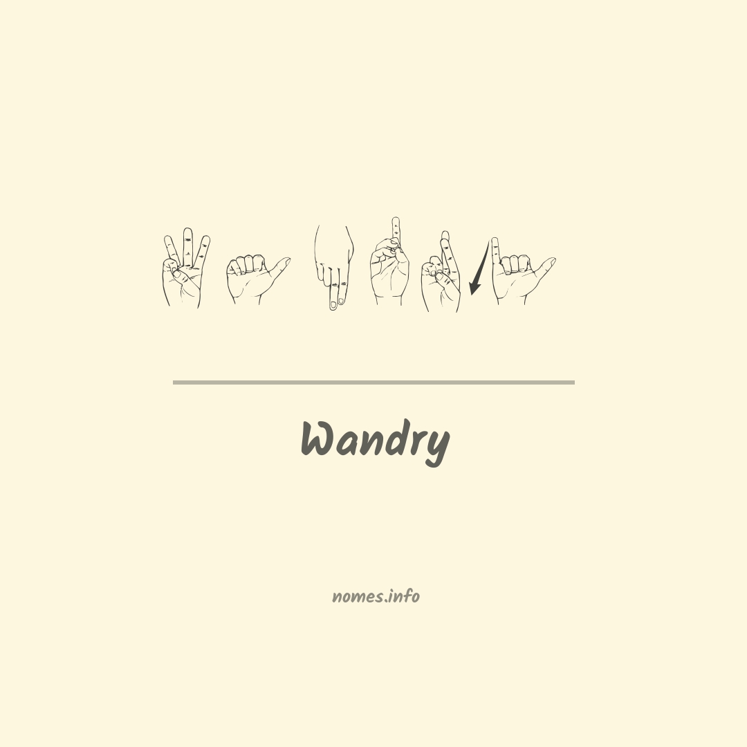 Wandry em Libras