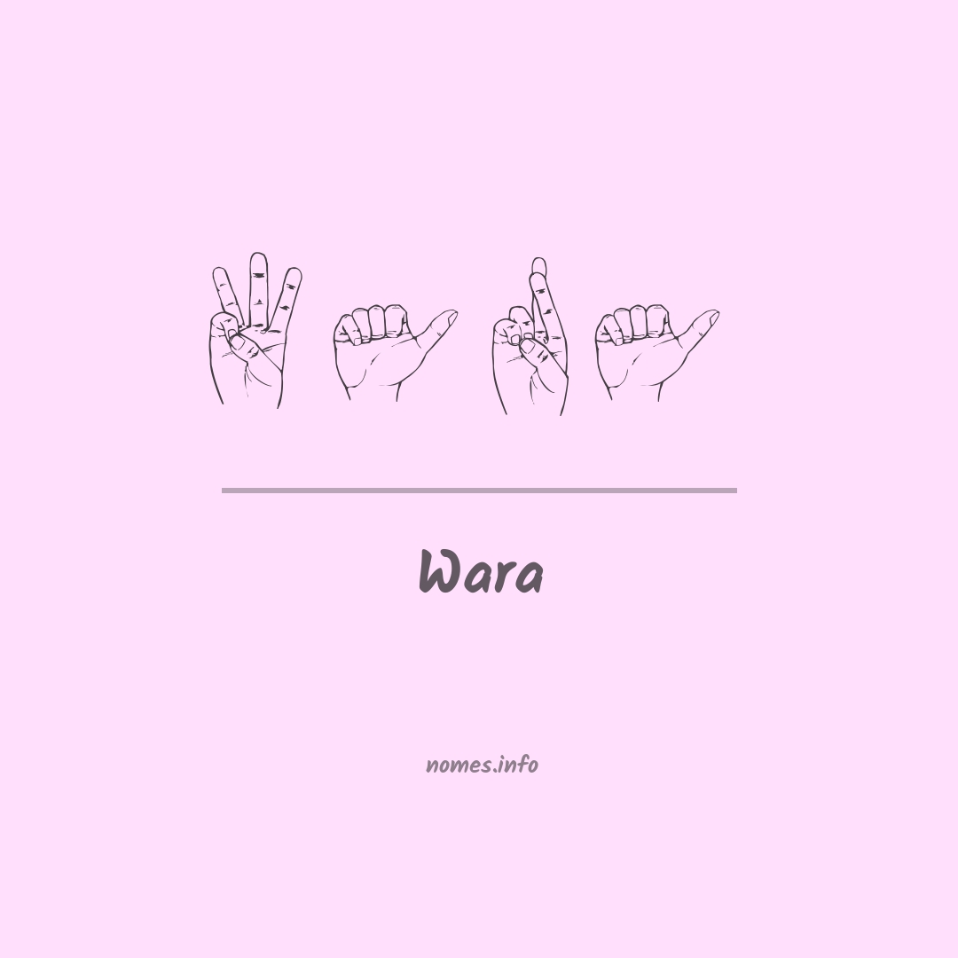 Wara em Libras