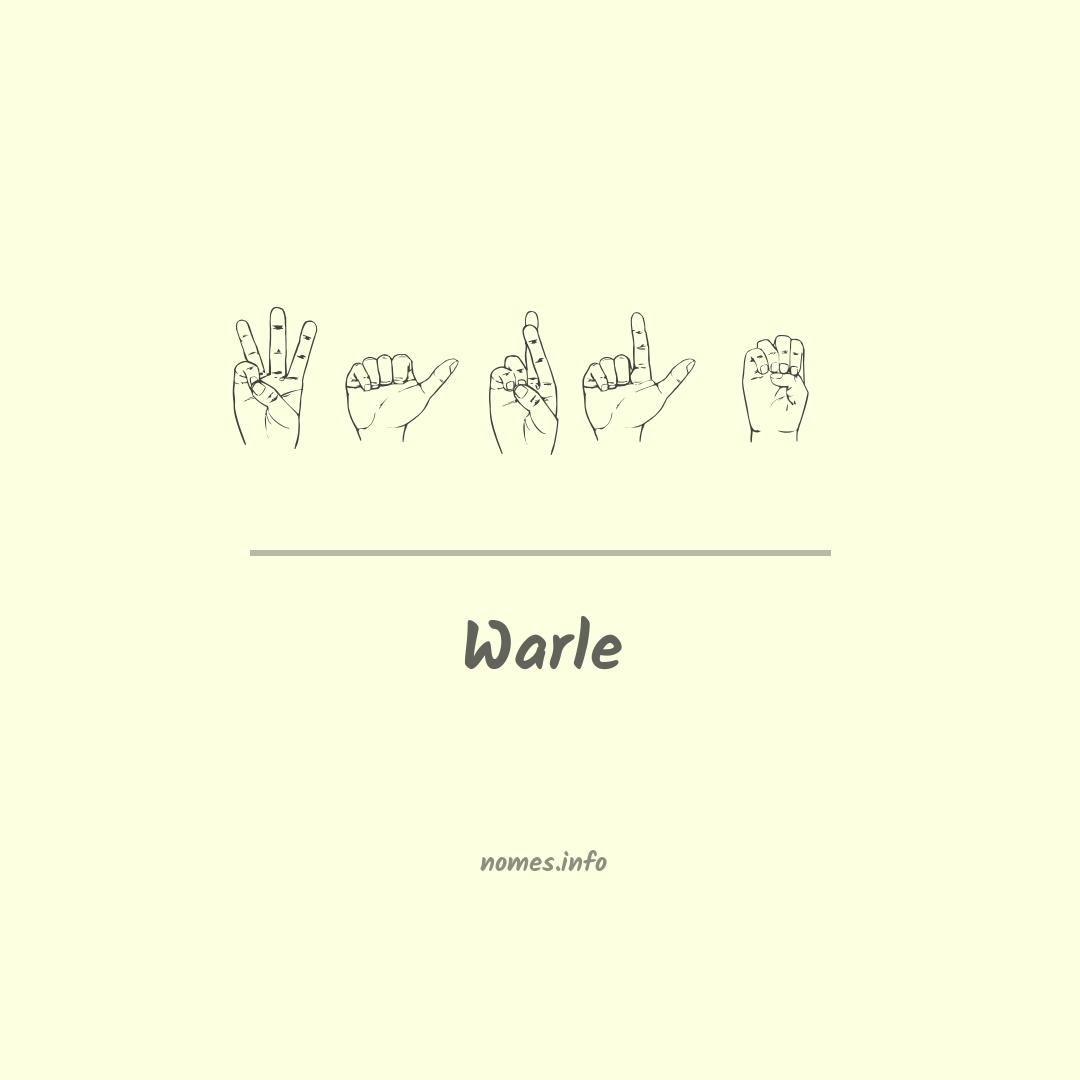 Warle em Libras