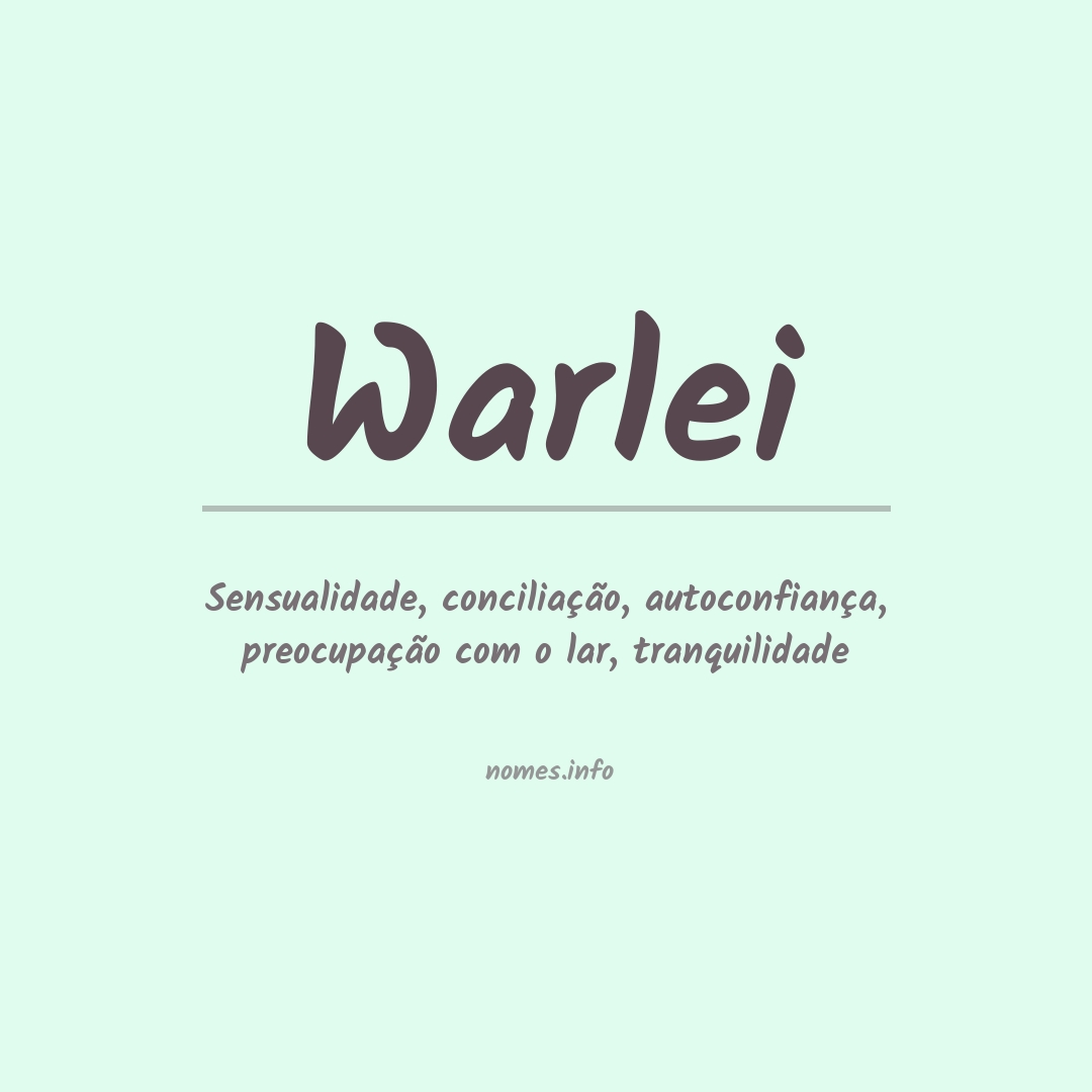 Significado do nome Warlei