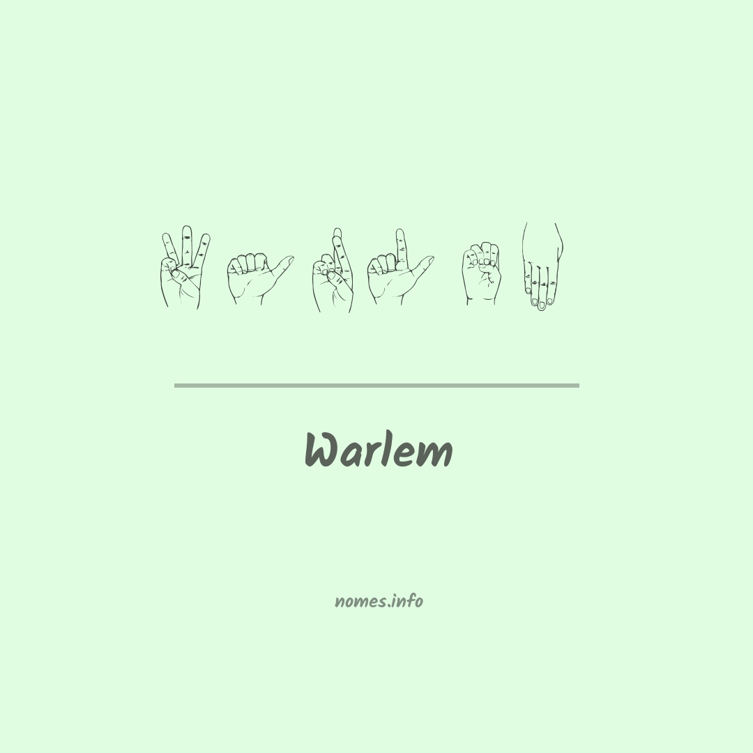 Warlem em Libras