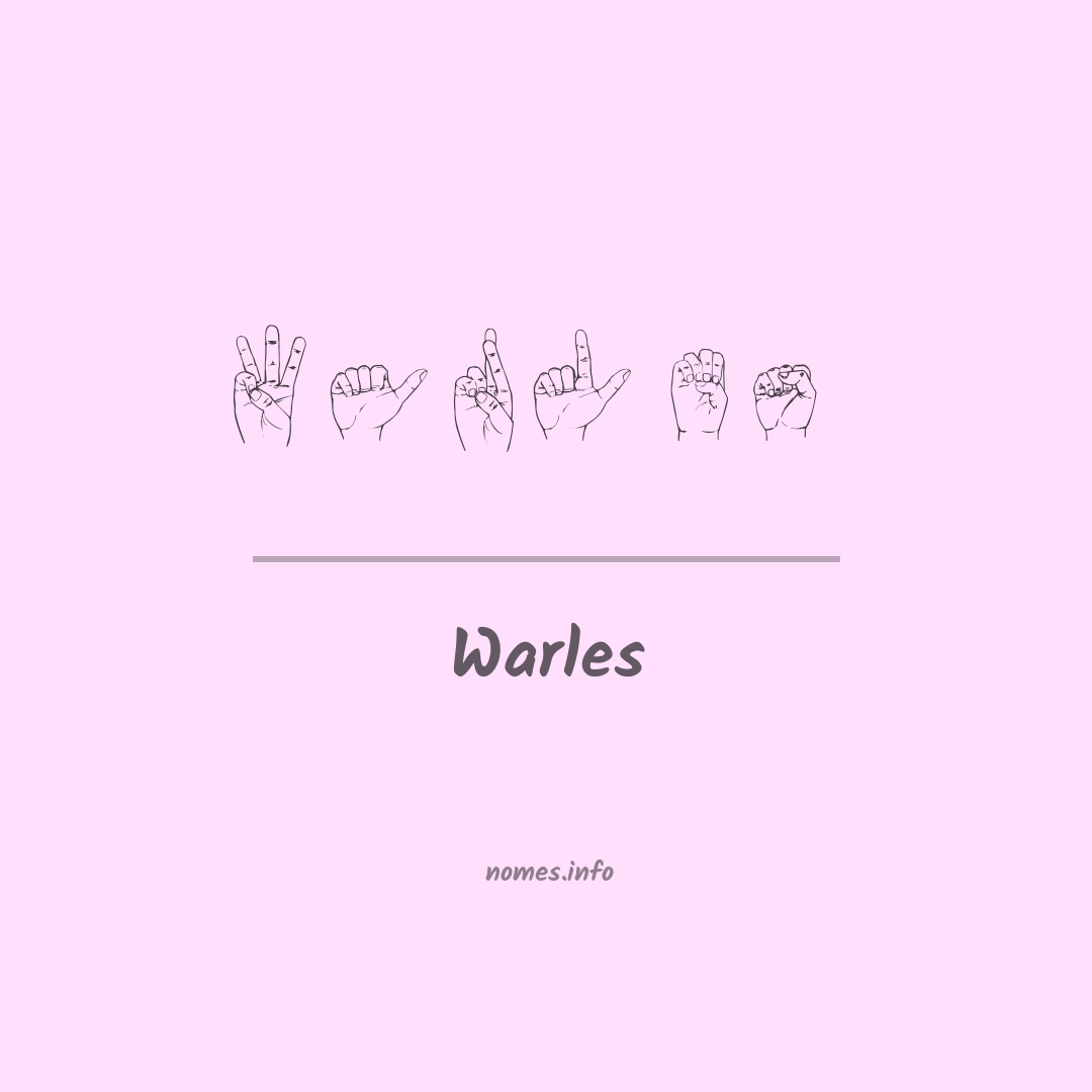 Warles em Libras