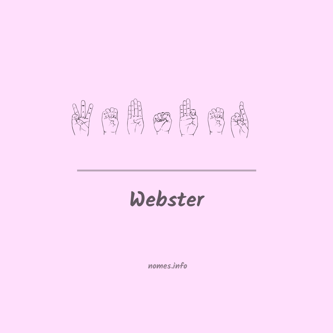 Webster em Libras
