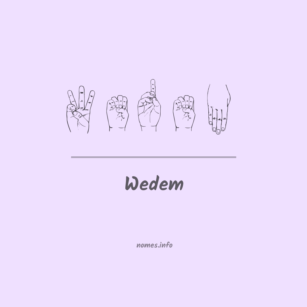 Wedem em Libras Wedem em Libras